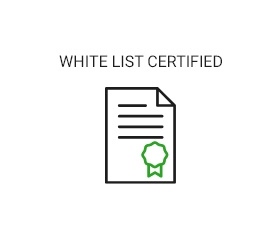 Logo della White List Prefettura di Bologna con stemma ufficiale.